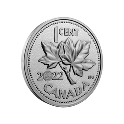 Canada: 10. anniversary Last Penny 5000 g Silver 2022 Proof