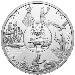 Canada: Generations - Mi'kmaq Creation Story $20 Silver 2023 Proof 