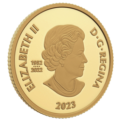 Canada: His Majesty King Charles III's Royal Cypher $10 Gold 2023 Proof 