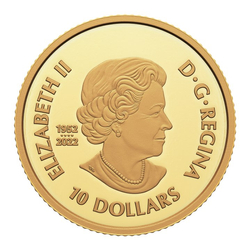 Canada: The Curious Marten $10 Gold 2023 Proof 