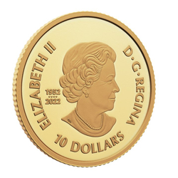 Canada: The Curious Marten $10 Gold 2023 Proof 