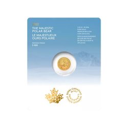 Canada: The Majestic Polar Bear 1/10 ounce Gold 2022 