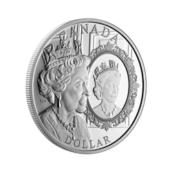 Canada: The Platinum Jubilee of Her Majesty Queen Elizabeth II Dollar Silver 2022 Proof 