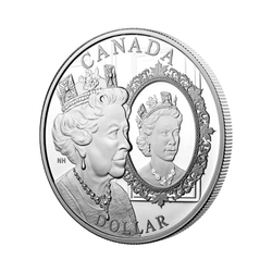 Canada: The Platinum Jubilee of Her Majesty Queen Elizabeth II Dollar Silver 2022 Proof 