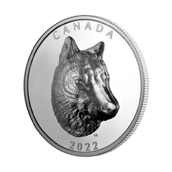 Canada: Timber Wolf Silver 2022 Extraordinarily Proof High Relief 