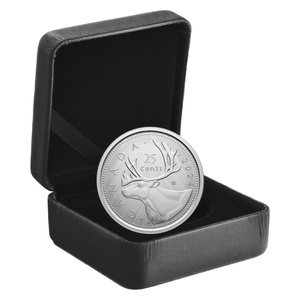 Canada: Tribute - W Mint Mark "Caribou" 25-cents Silver 2024 Specimen