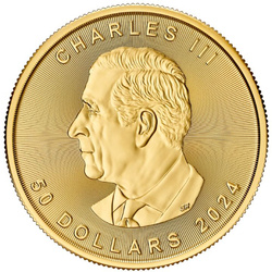 Canadian Maple Leaf 1 oz Gold 2024