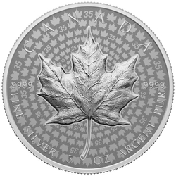 Canadian Maple Leaf 5 oz Silver 2023 Proof Ultra High Relief