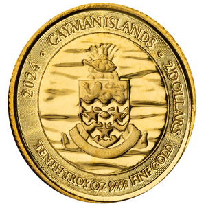 Cayman Islands: Loggerhead Turtle 1/10 oz Gold 2024 Prooflike