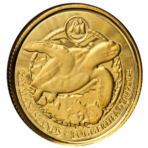 Cayman Islands: Loggerhead Turtle 1/10 oz Gold 2024 Prooflike