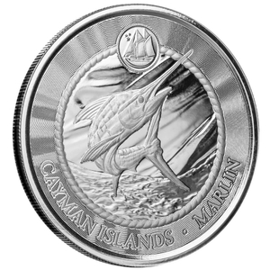 Cayman Islands: Marlin 1 oz Silver 2024 Prooflike 