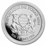 Chad: Celtic Animals - Rooster 1 oz Silver 2022