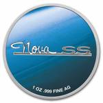 Chevrolet Nova SS colored 1 oz Silver Certipack