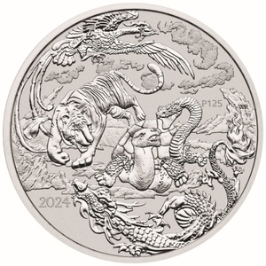 Chinese Myths and Legends: Four Guardians 1 oz Silver 2024