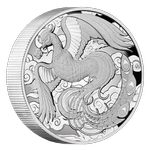 Chinese Myths and Legends: Phoenix 2 oz Silver 2022 Proof High Relief