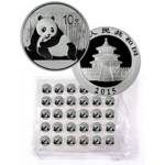 Chinese Panda 1 oz Silver 2015