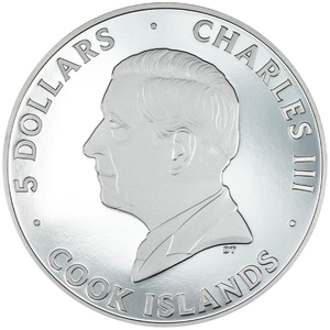 Cook Islands: Big City Lights - San Francisco coloured 1 oz Silver 2024 Proof 