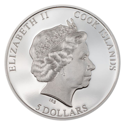 Cook Islands: In Memoriam Queen Elizabeth II 1 oz Silver 2022 Proof