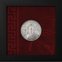 Cook Islands: Sparta 1 oz Silver 2023 Proof Ultra High Relief 