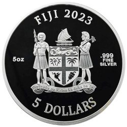 Fiji: Cats 5 oz Silver 2023 Prooflike