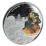 Fiji: Samurai Archives colored 1 oz Silver 2018 Proof