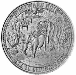 Frontiers: Westward Ho 1 oz Silver 2020 Round