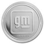 General Motors Modern Logo (2021-Present) 1 oz Silver 