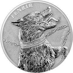 Germania: Beasts - Fenrir 1 oz Silver 2022