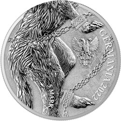 Germania: Beasts - Fenrir 1 oz Silver 2022