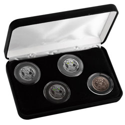 Ghana: Alien 4 x 1/2 oz Silver 2022 Set