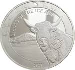 Ghana: Giants of the Ice Age - Tur 1 oz Silver 2021