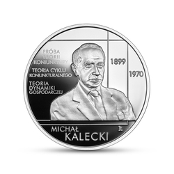 Great Polish Economists: Michal Kalecki 10 zl Silver 2022 Proof