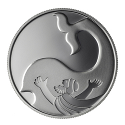 Jonah in the Whale 2 NIS Silver 2010 Proof 