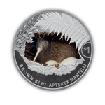 Kiwi colored 1 oz Silver 2021 Proof