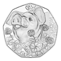 Lucky Pig 5 Euro Silver 2023