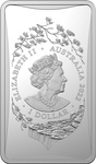 Lunar Bar Coin: Year of the Tiger 1/2 Ounce Silver 2022 Frosted Ingot