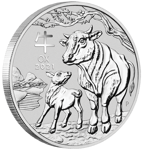 Lunar III: Year of the Buffalo 5 oz Silver 2021