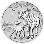 Lunar III: Year of the Buffalo 5 oz Silver 2021