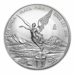 Mexican Libertad 1/4 oz Silver 2022