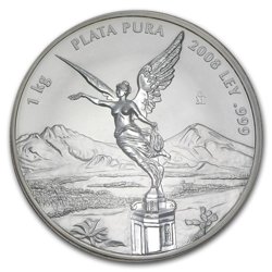 Mexican Libertad 1000 grams of Silver 2008