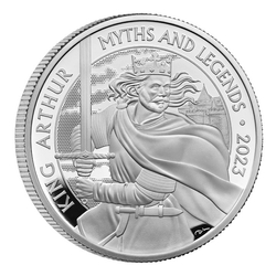 Myths & Legends: King Arthur 1 oz Silver 2023 Proof