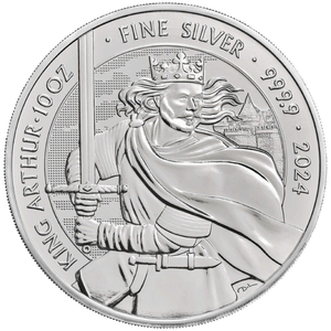 Myths & Legends: King Arthur 10 oz Silver 2024