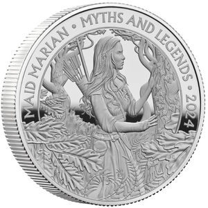 Myths & Legends: Maid Marian 2 oz Silver 2024 Proof