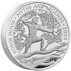 Myths & Legends: Robin Hood 2 oz Silver 2024 Proof