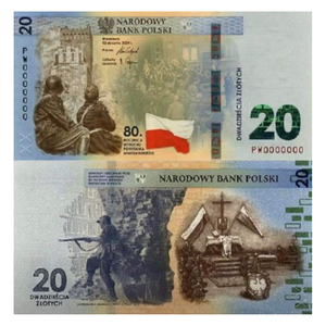 NBP "“80s. anniversary of the Warsaw Uprising" 20 PLN 2024