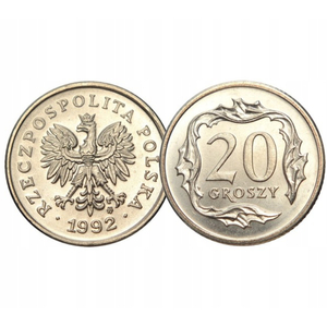 National Bank of Poland: 20 gr from the Mint Bag Coin (100 pcs) - Random Year 