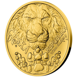 Niue: Czech Lion 1/2 ounce Gold 2023