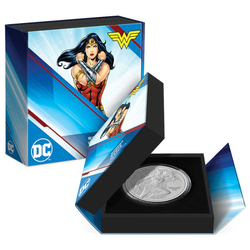 Niue: DC Comics - Wonder Woman 3 oz Silver 2023 Proof