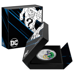 Niue: DC Villains - The Riddler colored 1 oz Silver 2023 Proof