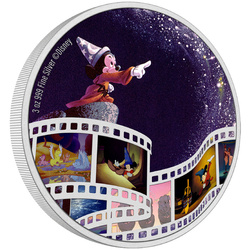 Niue: Disney Cinema Masterpieces - Fantasia coloured 3 oz Silver 2023 Proof